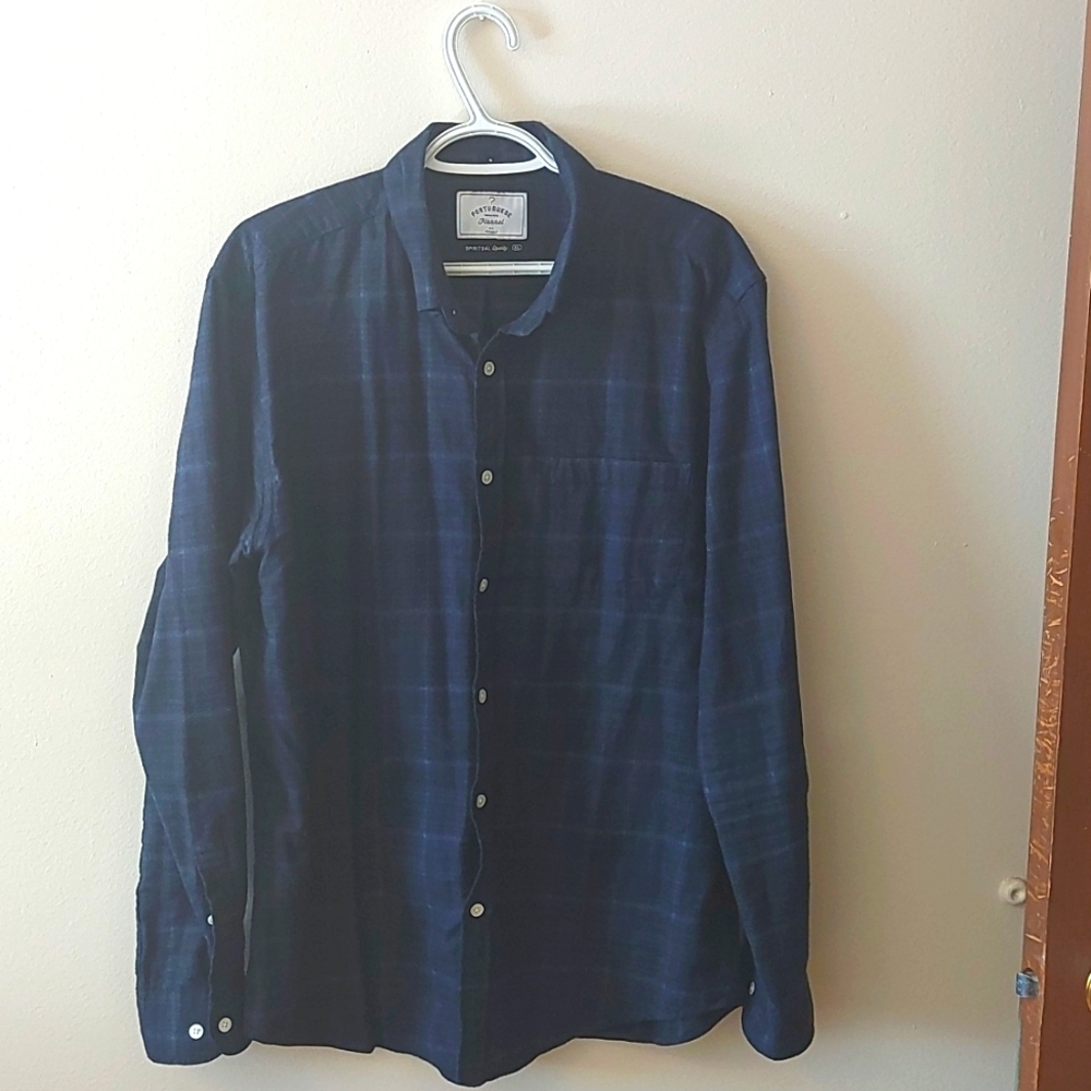 Mens flannel button down